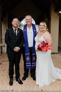 Wedding ceremony by Dr. Gerrit Rademeyer in Haenertsburg