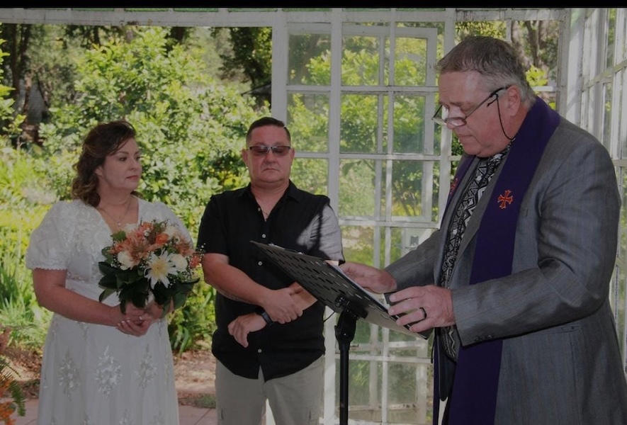 Wedding ceremony by Dr. Gerrit Rademeyer in Haenertsburg