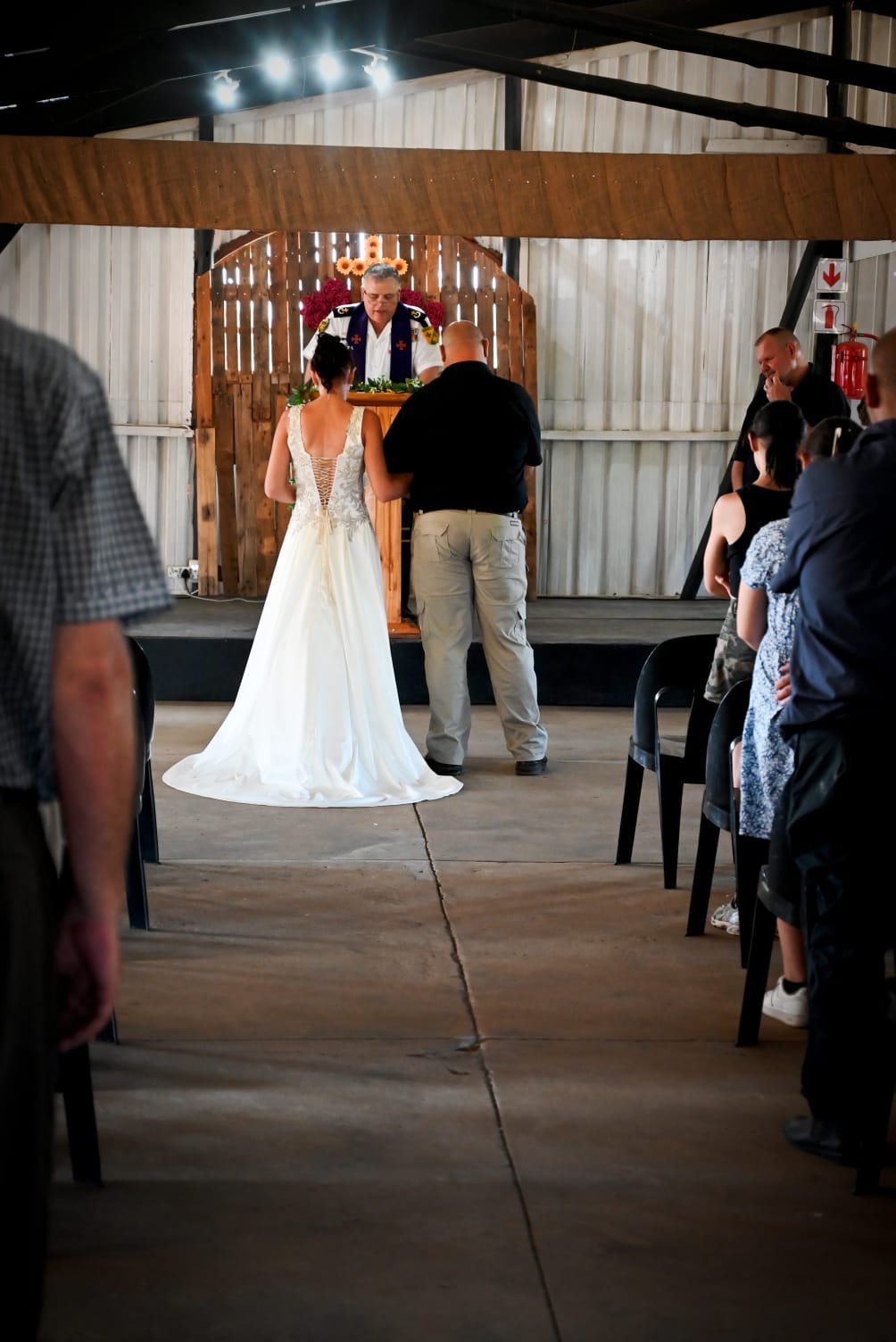 Wedding ceremony by Dr. Gerrit Rademeyer in Haenertsburg