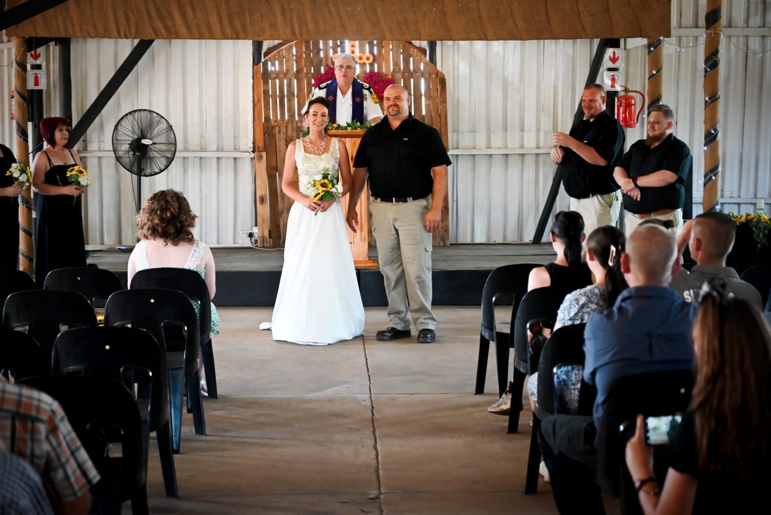 Wedding ceremony by Dr. Gerrit Rademeyer in Haenertsburg