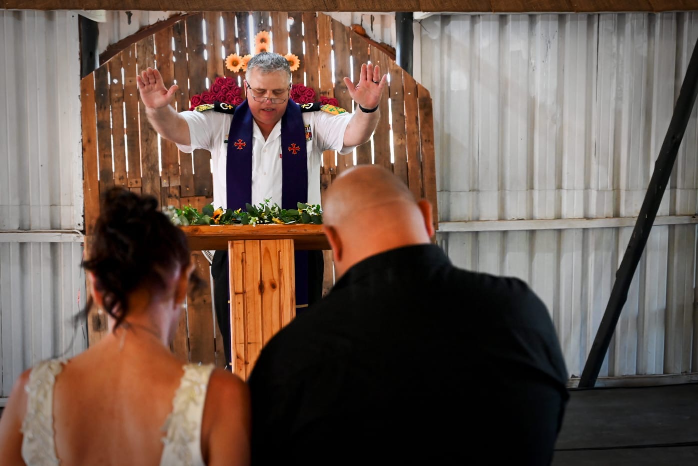 Wedding ceremony by Dr. Gerrit Rademeyer in Haenertsburg
